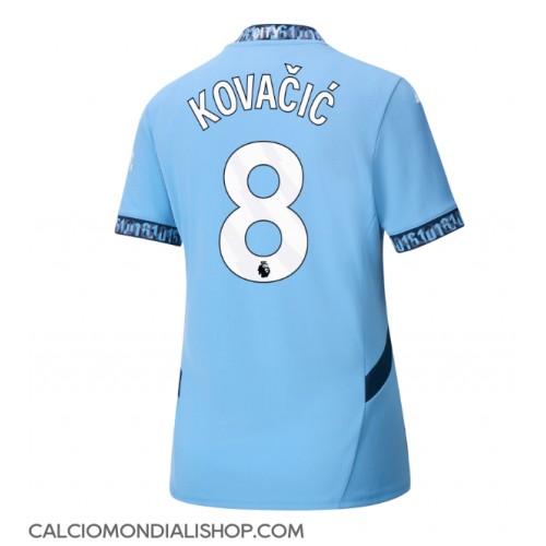 Maglie da calcio Manchester City Mateo Kovacic #8 Prima Maglia Femminile 2024-25 Manica Corta